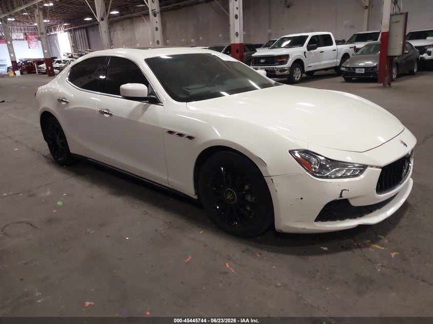 2014 Maserati Ghibli VIN ZAM57XSA5E1090095 IAAI salvage auction — NORMAL WEAR, Clear-Dealer Only (Washington), sold $2,900 on 2026-07-09 (photo 1)