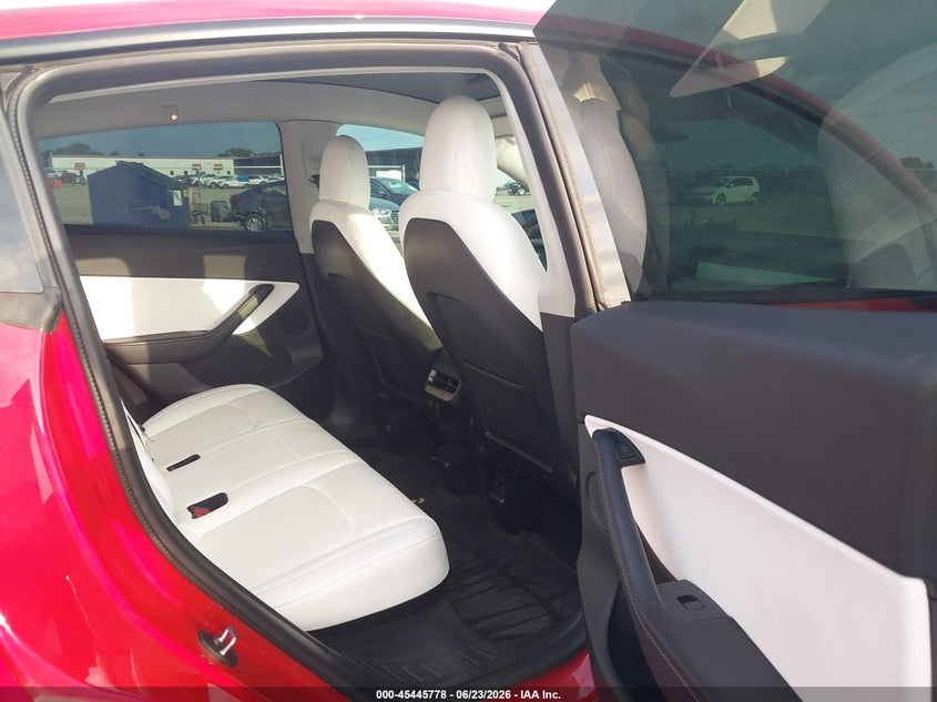 2021 Tesla Model y VIN 5YJYGDEE0MF183630 IAAI salvage auction — REAR END, Salvage (Texas), sold $7,600 on 2026-07-22 (photo 8)