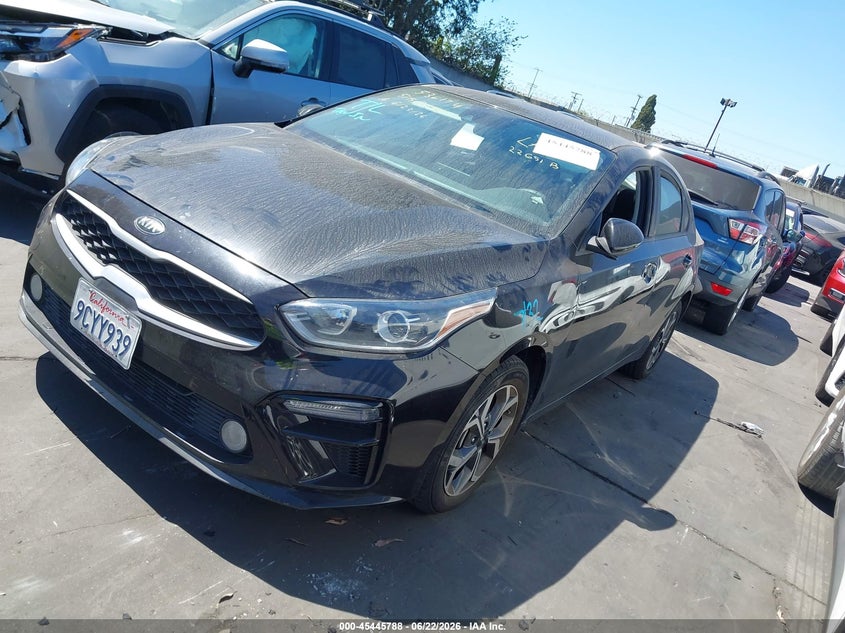 2019 Kia Forte VIN 3KPF24AD0KE091505 IAAI salvage auction — VANDALISM, Salvage Certificate (California), sold $2,150 on 2026-08-22 (photo 2)