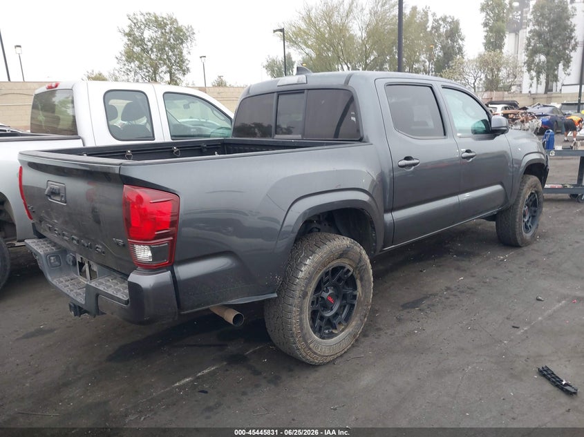 2020 Toyota Tacoma VIN 3TMCZ5AN1LM365881 IAAI salvage auction — FRONT & REAR, Salvage Certificate (California), sold $14,400 on 2026-07-31 (photo 4)