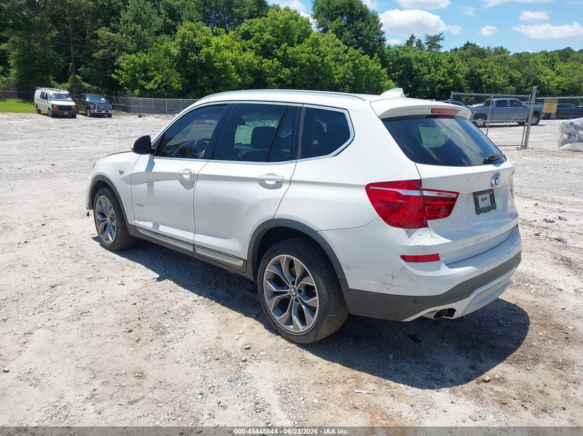 2016 BMW X3 VIN 5UXWY3C52G0N87354 IAAI salvage auction — FRONT END, Salvage Title, sold $25 on 2026-07-31 (photo 3)