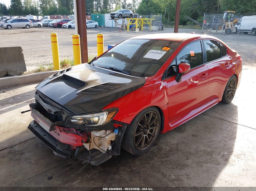 2018 Subaru Wrx VIN JF1VA1H67J9839535 IAAI salvage auction — BIOHAZARD/CHEMICAL, Bill Of Sale (Washington), sold $2,450 on 2026-07-11 (photo 2)
