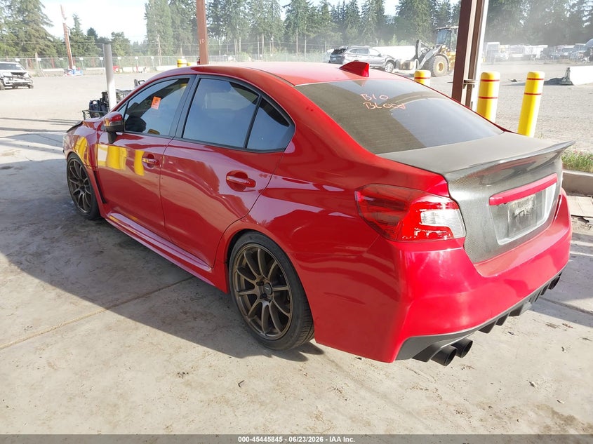 2018 Subaru Wrx VIN JF1VA1H67J9839535 IAAI salvage auction — BIOHAZARD/CHEMICAL, Bill Of Sale (Washington), sold $2,450 on 2026-07-11 (photo 3)
