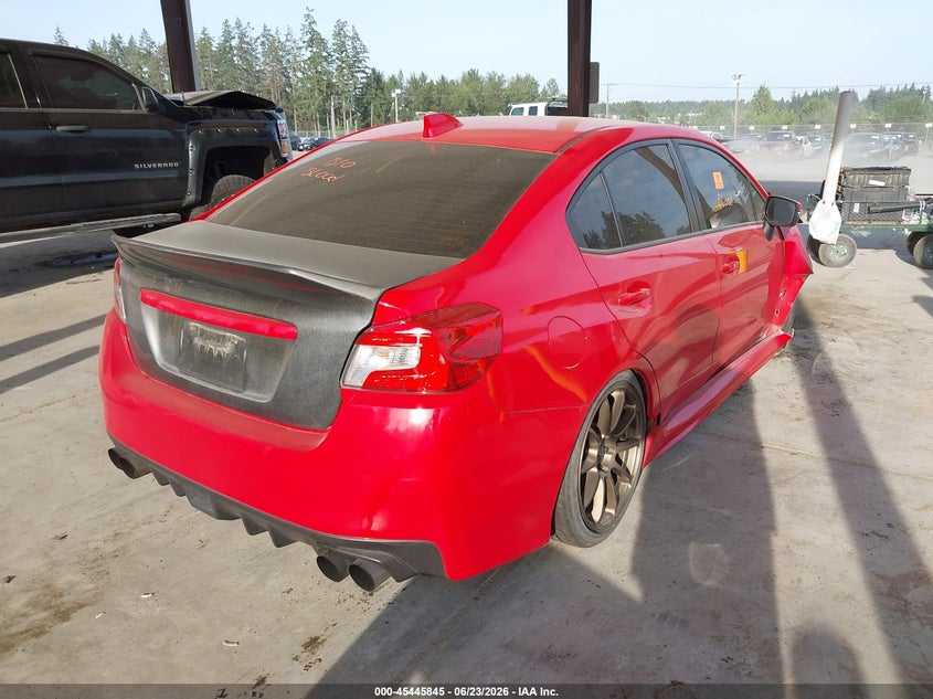 2018 Subaru Wrx VIN JF1VA1H67J9839535 IAAI salvage auction — BIOHAZARD/CHEMICAL, Bill Of Sale (Washington), sold $2,450 on 2026-07-11 (photo 4)
