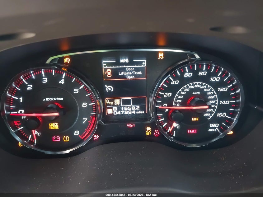 2018 Subaru Wrx VIN JF1VA1H67J9839535 IAAI salvage auction — BIOHAZARD/CHEMICAL, Bill Of Sale (Washington), sold $2,450 on 2026-07-11 (photo 7)