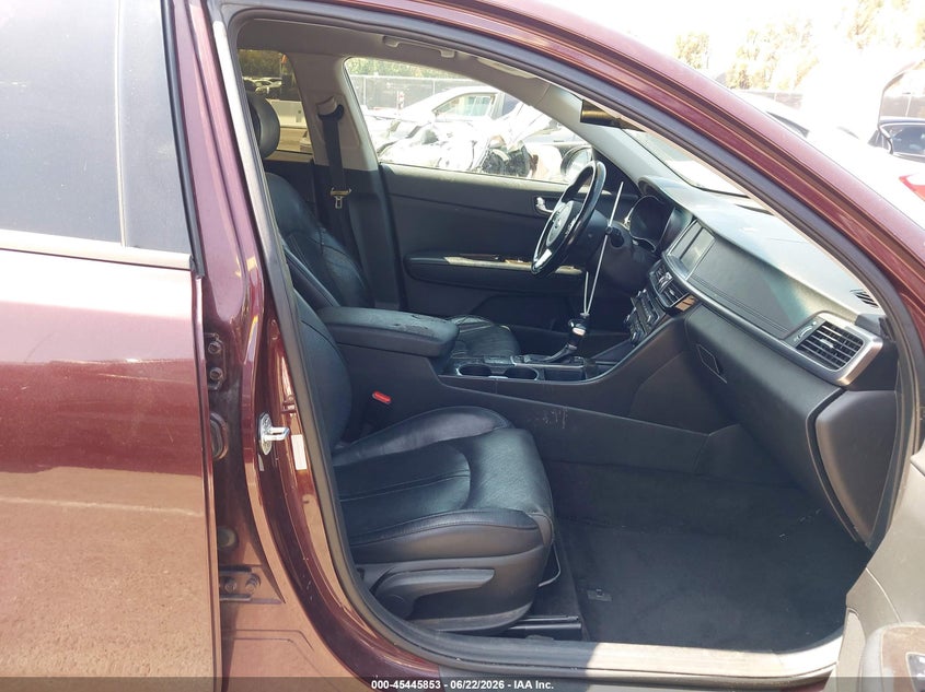 2018 Kia Optima VIN 5XXGU4L39JG206028 IAAI salvage auction — LEFT SIDE, Salvage Title, sold $875 on 2026-07-30 (photo 5)