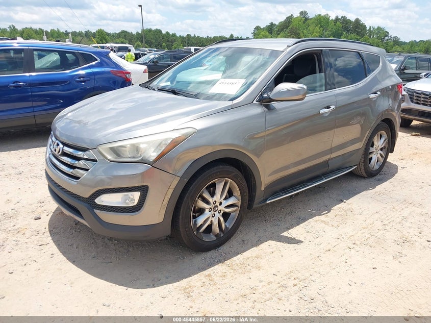 2013 Hyundai Santa fe VIN 5XYZU3LAXDG086645 IAAI salvage auction — FRONT END, Salvage (North Carolina), sold $75 on 2026-07-13 (photo 2)