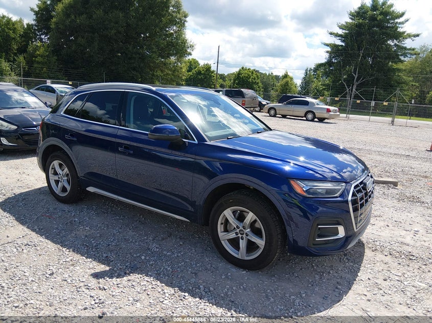 2021 Audi Q5 VIN WA1AAAFY7M2027124 IAAI salvage auction — LEFT SIDE, Salvage (Alabama), sold $6,100 on 2026-07-20 (photo 1)