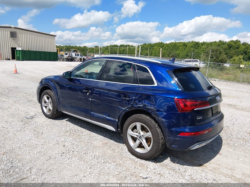 2021 Audi Q5 VIN WA1AAAFY7M2027124 IAAI salvage auction — LEFT SIDE, Salvage (Alabama), sold $6,100 on 2026-07-20 (photo 3)
