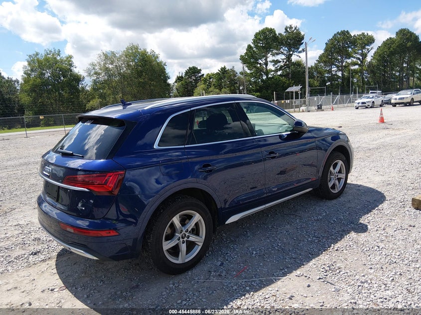 2021 Audi Q5 VIN WA1AAAFY7M2027124 IAAI salvage auction — LEFT SIDE, Salvage (Alabama), sold $6,100 on 2026-07-20 (photo 4)