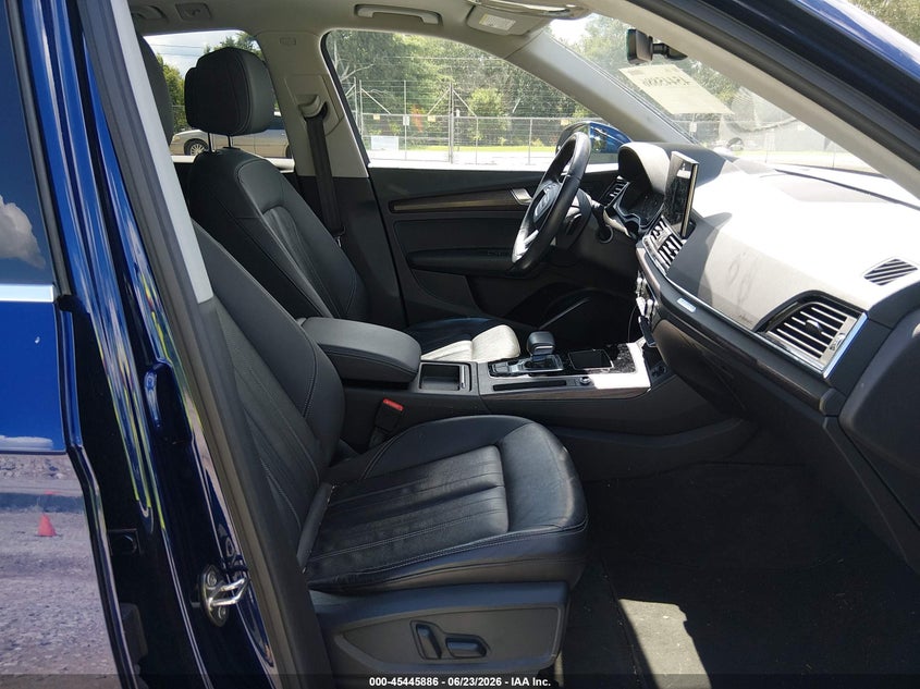 2021 Audi Q5 VIN WA1AAAFY7M2027124 IAAI salvage auction — LEFT SIDE, Salvage (Alabama), sold $6,100 on 2026-07-20 (photo 5)