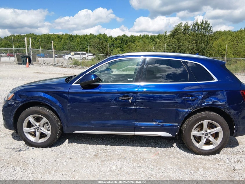 2021 Audi Q5 VIN WA1AAAFY7M2027124 IAAI salvage auction — LEFT SIDE, Salvage (Alabama), sold $6,100 on 2026-07-20 (photo 6)