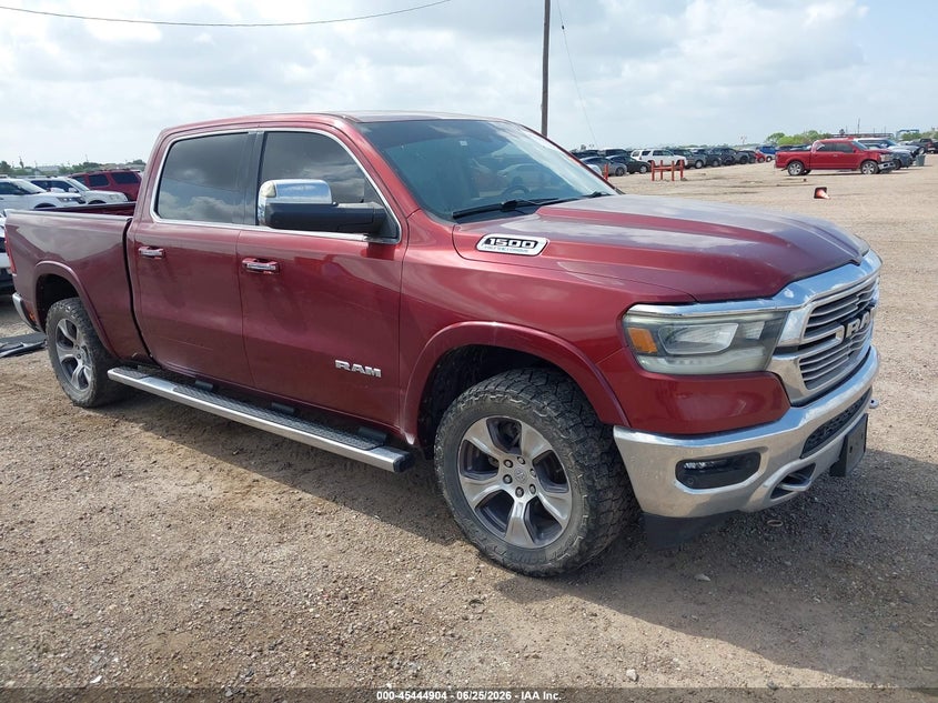 2022 Ram 1500 VIN 1C6SRFRT2NN438938 IAAI salvage auction — WATER/FLOOD, Salvage (Texas), sold $12,950 on 2026-09-09 (photo 1)