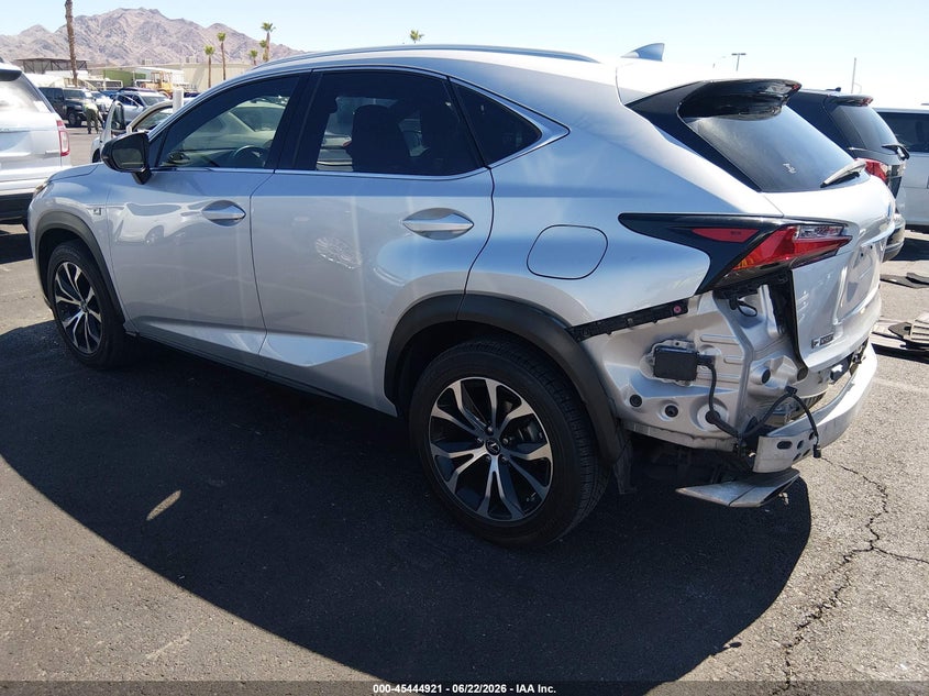 2015 Lexus Nx VIN JTJBARBZ9F2011904 IAAI salvage auction — REAR END, Salvage Title, sold $8,300 on 2026-07-24 (photo 3)