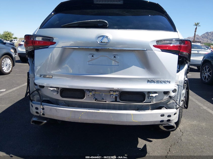 2015 Lexus Nx VIN JTJBARBZ9F2011904 IAAI salvage auction — REAR END, Salvage Title, sold $8,300 on 2026-07-24 (photo 6)
