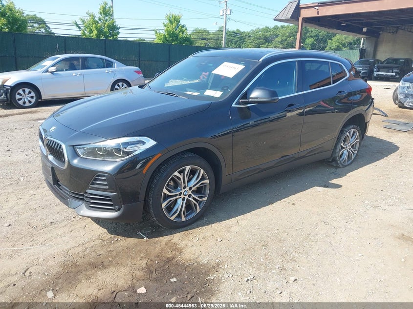 2022 BMW X2 VIN WBXYJ1C04N5T48740 IAAI salvage auction — REAR END, Mv-907A (New York), sold $7,700 on 2026-08-18 (photo 2)