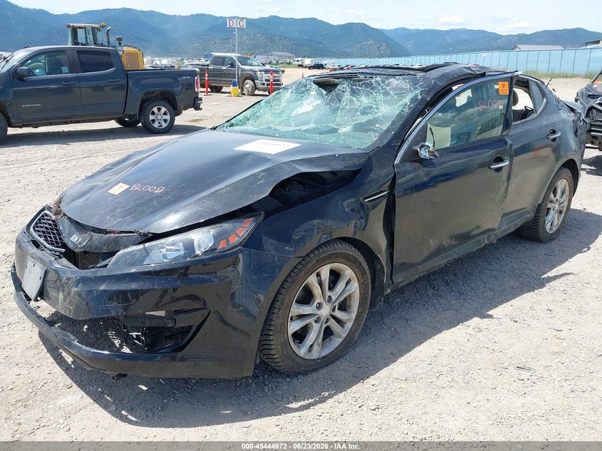 2013 Kia Optima VIN 5XXGN4A75DG206518 IAAI salvage auction — ROLLOVER, Salvage (Montana), sold $200 on 2026-07-29 (photo 2)