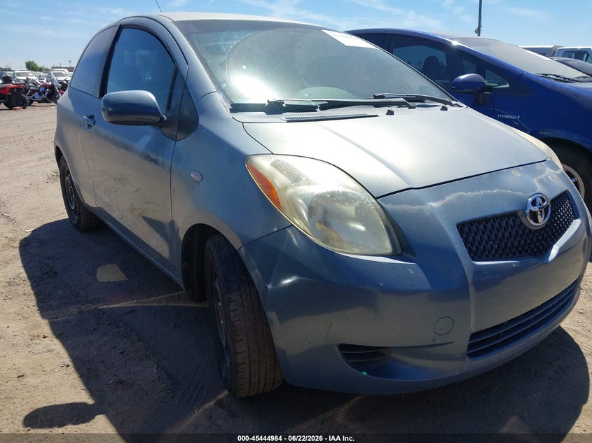 2007 Toyota Yaris VIN JTDJT923075083692 IAAI salvage auction — NORMAL WEAR, Clear-Dealer Only (Arizona), sold $625 on 2026-07-21 (photo 1)