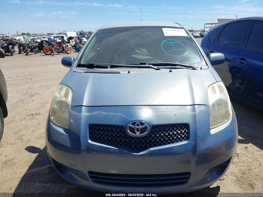 2007 Toyota Yaris VIN JTDJT923075083692 IAAI salvage auction — NORMAL WEAR, Clear-Dealer Only (Arizona), sold $625 on 2026-07-21 (photo 6)
