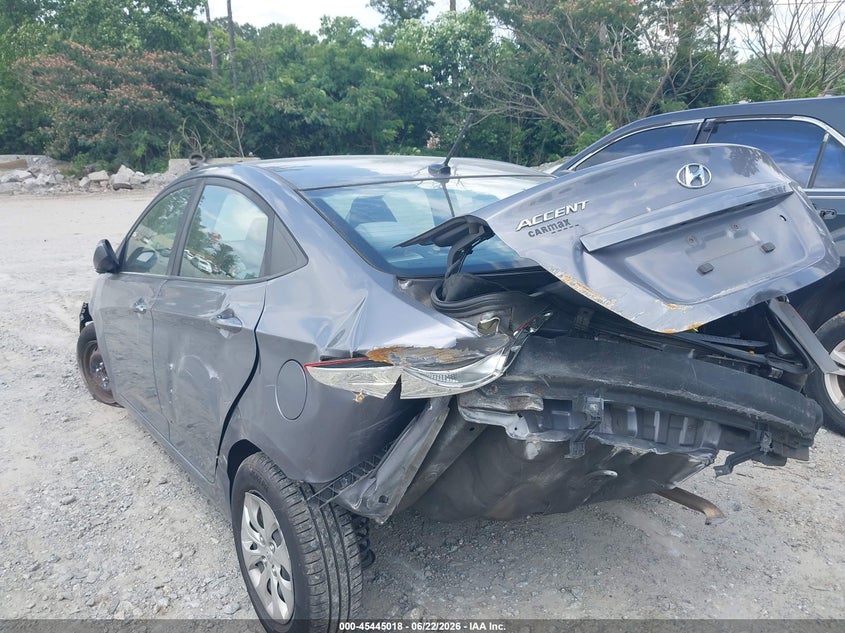2017 Hyundai Accent VIN KMHCT4AE8HU315120 IAAI salvage auction — FRONT & REAR, Salvage (Georgia), sold $375 on 2026-07-28 (photo 3)