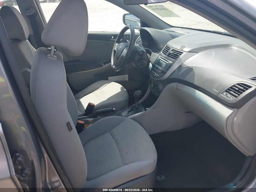 2017 Hyundai Accent VIN KMHCT4AE8HU315120 IAAI salvage auction — FRONT & REAR, Salvage (Georgia), sold $375 on 2026-07-28 (photo 5)