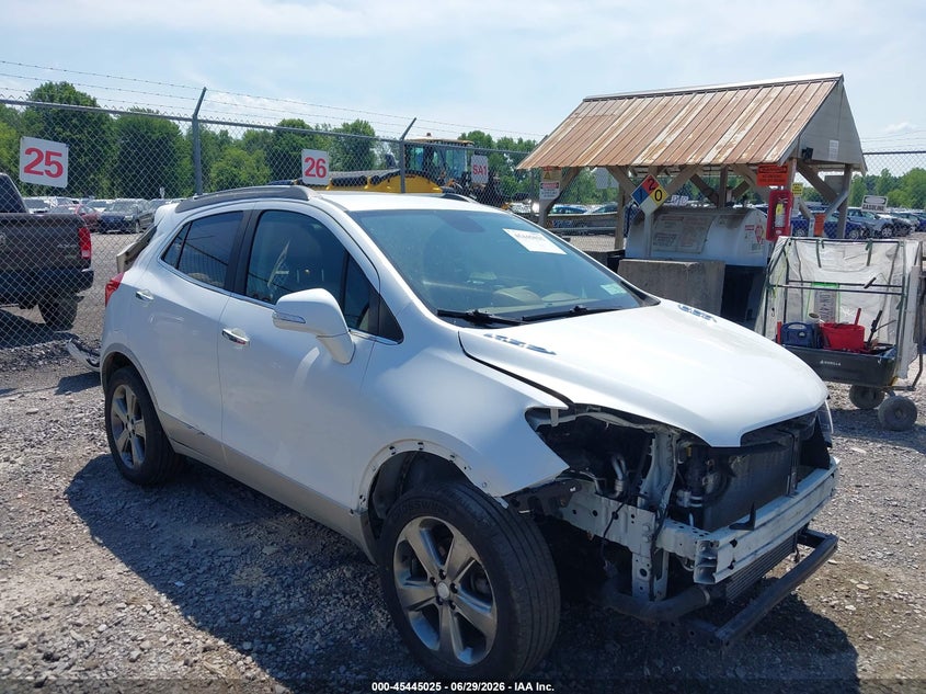 2014 Buick Encore VIN KL4CJGSB7EB517982 IAAI salvage auction — FRONT END, Mv-907A (New York), sold $400 on 2026-07-09 (photo 1)
