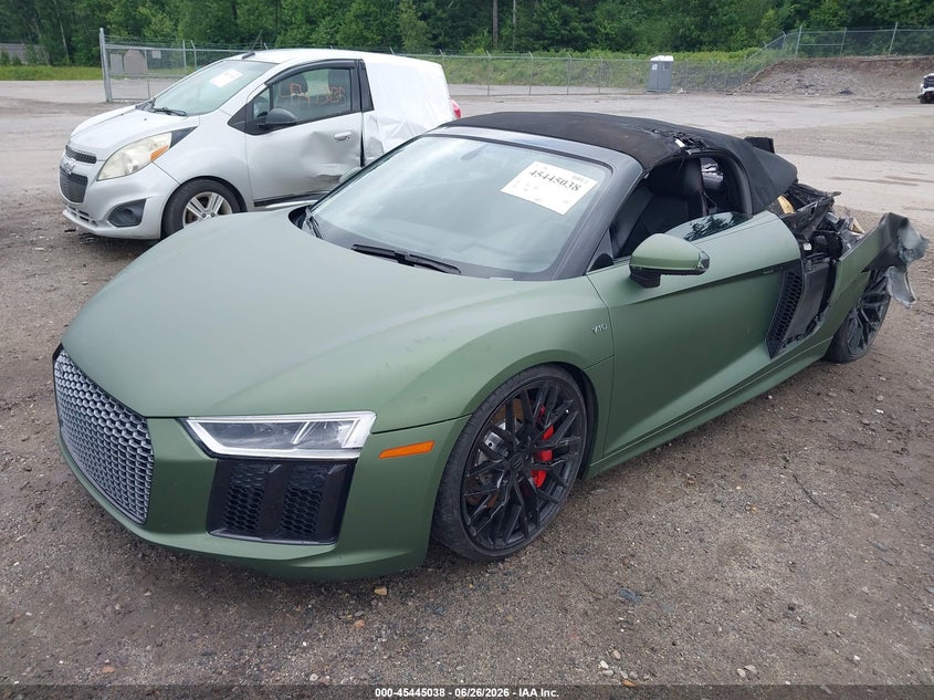 2017 Audi R8 VIN WUAVACFX6H7904529 IAAI salvage auction — REAR END, Wait Title, sold $26,550 on 2026-09-11 (photo 2)