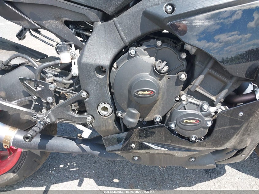 2018 Yamaha Yzf VIN JYARN39E4JA003578 IAAI salvage auction — LEFT SIDE, Salvage Title, sold $3,100 on 2026-07-28 (photo 9)