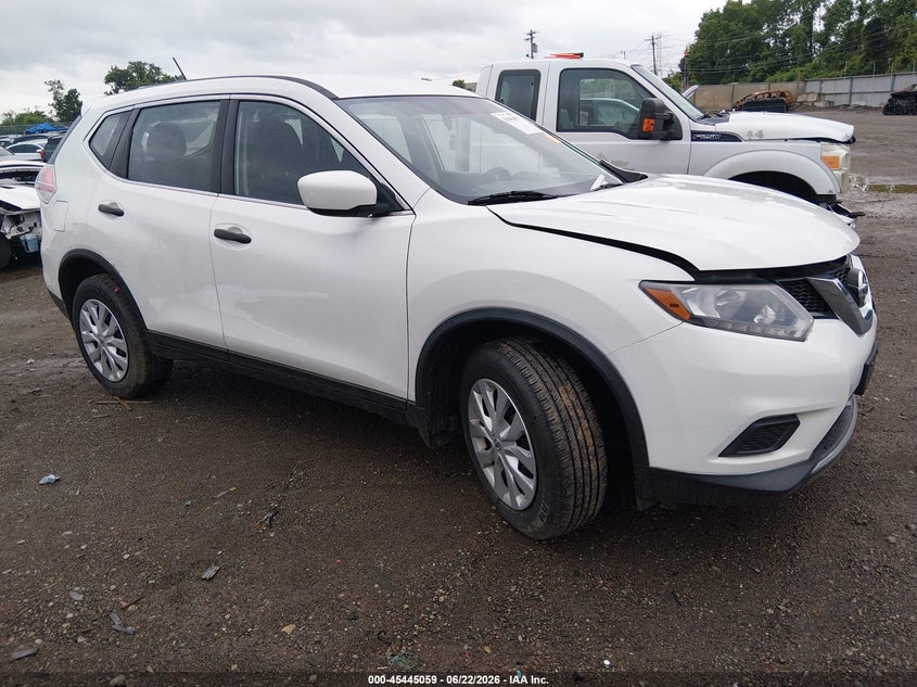 2016 Nissan Rogue VIN JN8AT2MV4GW153179 IAAI salvage auction — FRONT & REAR, Salvage (Ohio), sold $350 on 2026-07-16 (photo 1)