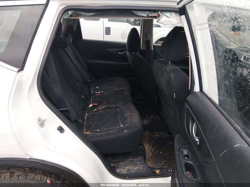 2016 Nissan Rogue VIN JN8AT2MV4GW153179 IAAI salvage auction — FRONT & REAR, Salvage (Ohio), sold $350 on 2026-07-16 (photo 8)