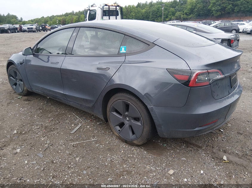 2023 Tesla Model 3 VIN 5YJ3E1EA3PF580829 IAAI salvage auction — FRONT END, Salvage Title, sold $7,900 on 2026-08-21 (photo 3)