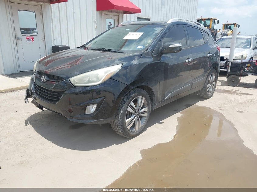 2015 Hyundai Tucson VIN KM8JU3AG9FU116980 IAAI salvage auction — FRONT END, Salvage Title, sold $475 on 2026-07-28 (photo 2)