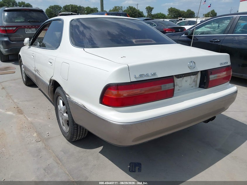 1996 Lexus Es 300 VIN JT8BF12G8T0129968 IAAI salvage auction — RIGHT FRONT, Salvage (Texas), sold $100 on 2026-07-28 (photo 3)