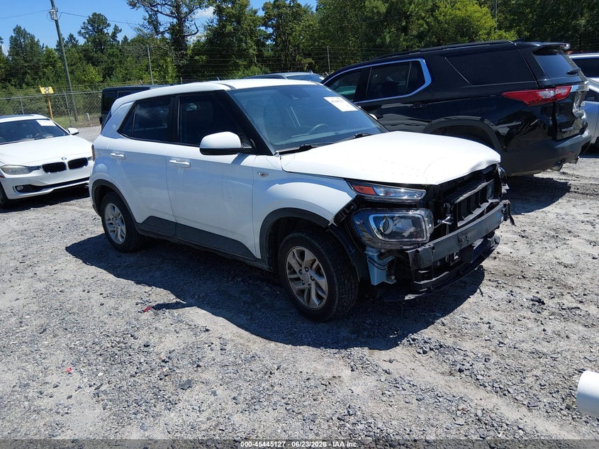 2021 Hyundai Venue VIN KMHRB8A38MU114735 IAAI salvage auction — FRONT END, Salvage (South Carolina), sold $2,900 on 2026-07-28 (photo 1)