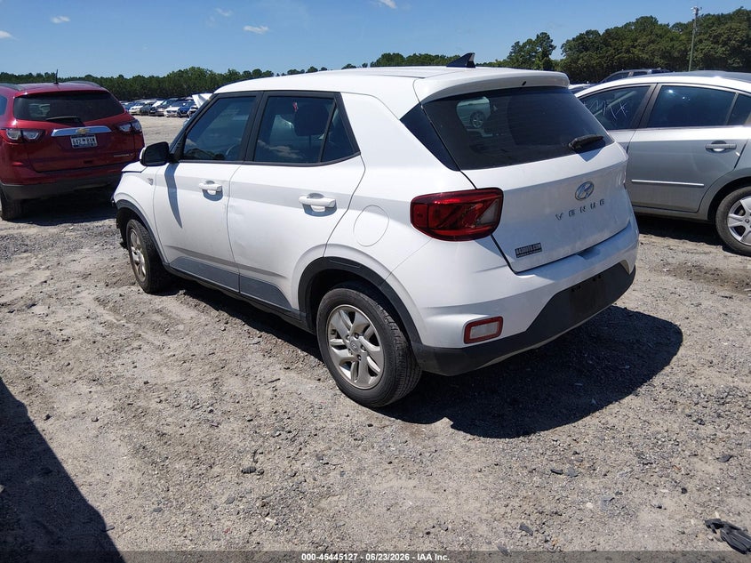 2021 Hyundai Venue VIN KMHRB8A38MU114735 IAAI salvage auction — FRONT END, Salvage (South Carolina), sold $2,900 on 2026-07-28 (photo 3)