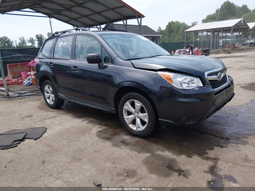 2015 Subaru Forester VIN JF2SJABC2FH826928 IAAI salvage auction — FRONT & REAR, Salvage - Greater Than 75% (Maryland), sold $750 on 2026-07-23 (photo 1)