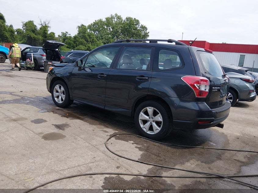 2015 Subaru Forester VIN JF2SJABC2FH826928 IAAI salvage auction — FRONT & REAR, Salvage - Greater Than 75% (Maryland), sold $750 on 2026-07-23 (photo 3)