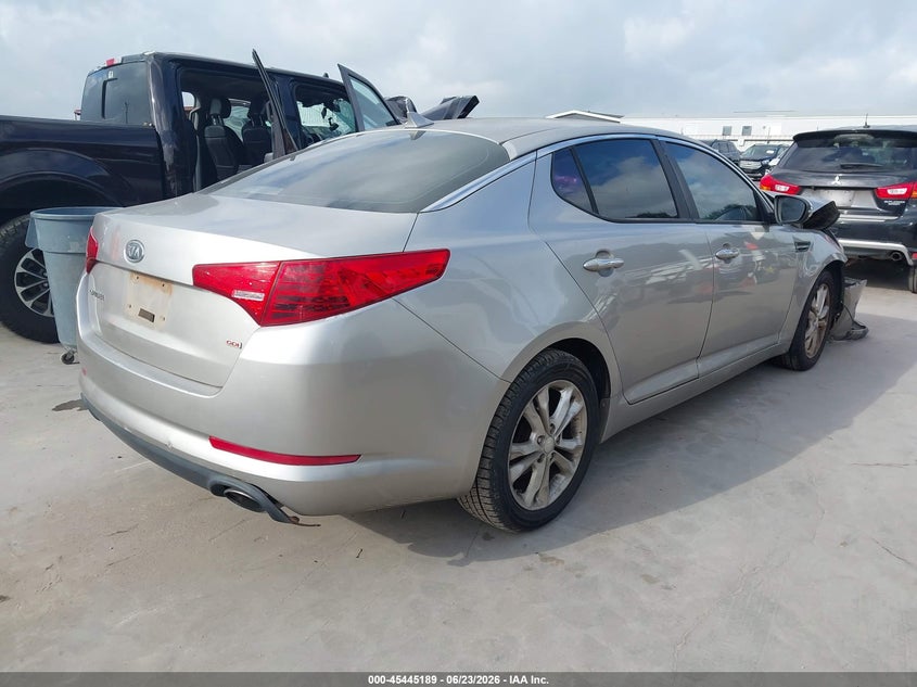 2012 Kia Optima VIN 5XXGM4A77CG038429 IAAI salvage auction — FRONT END, Salvage Title, sold $525 on 2026-07-28 (photo 4)