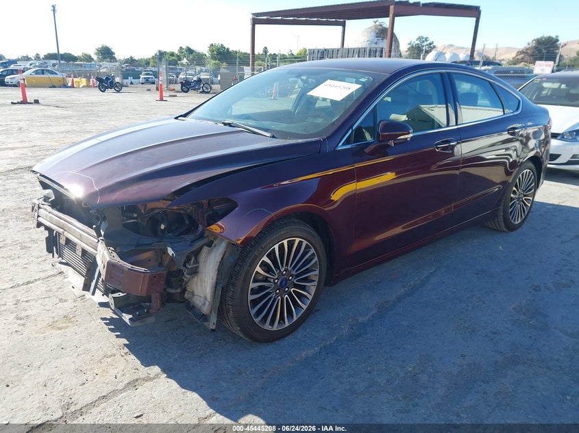 2017 Ford Fusion VIN 3FA6P0H94HR187592 IAAI salvage auction — FRONT END, Salvage (California), sold $2,300 on 2026-07-09 (photo 2)
