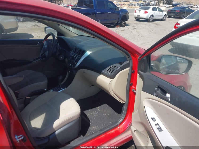 2016 Hyundai Accent VIN KMHCT4AE5GU051224 IAAI salvage auction — NORMAL WEAR, Clear - Dealer Only (California), sold $600 on 2026-07-07 (photo 5)