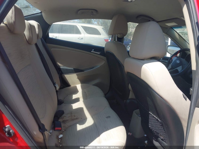 2016 Hyundai Accent VIN KMHCT4AE5GU051224 IAAI salvage auction — NORMAL WEAR, Clear - Dealer Only (California), sold $600 on 2026-07-07 (photo 8)