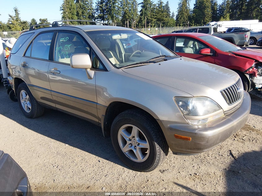 1999 Lexus Rx VIN JT6HF10U3X0090322 IAAI salvage auction — NORMAL WEAR, Clear (Washington), sold $525 on 2026-07-08 (photo 1)