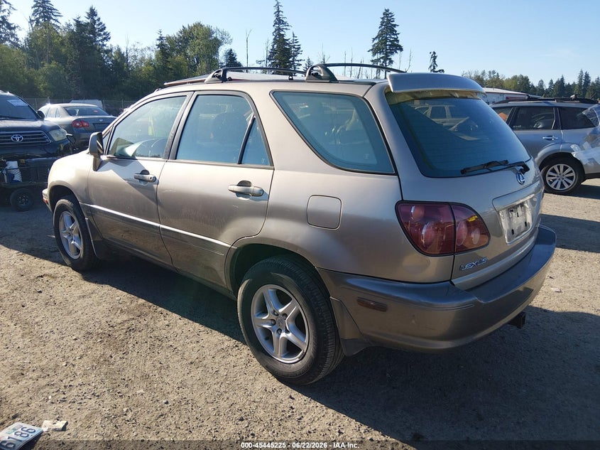 1999 Lexus Rx VIN JT6HF10U3X0090322 IAAI salvage auction — NORMAL WEAR, Clear (Washington), sold $525 on 2026-07-08 (photo 3)