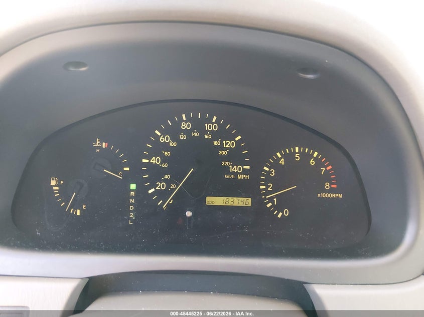 1999 Lexus Rx VIN JT6HF10U3X0090322 IAAI salvage auction — NORMAL WEAR, Clear (Washington), sold $525 on 2026-07-08 (photo 7)