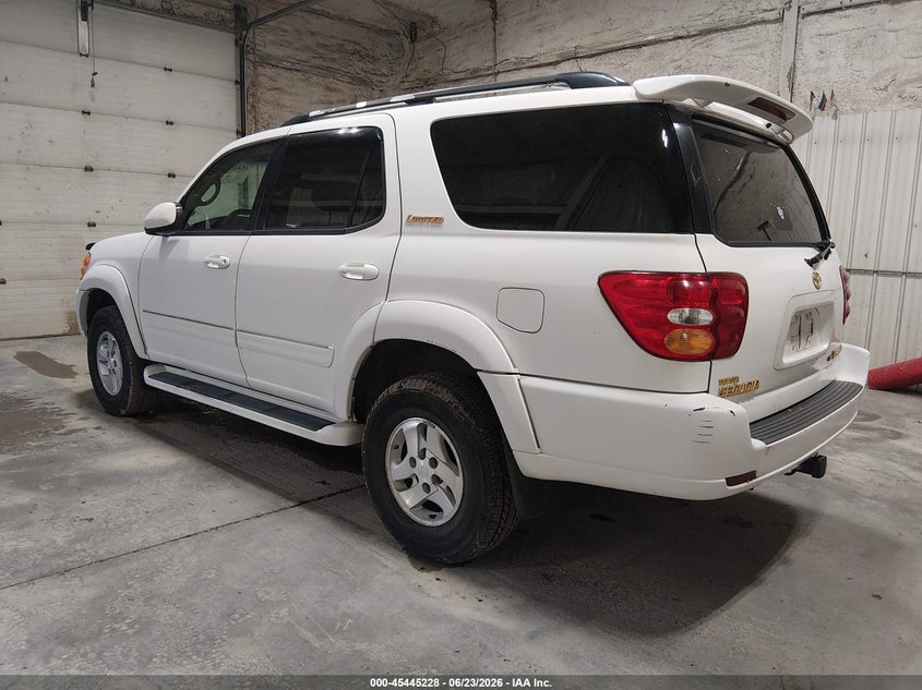 2001 Toyota Sequoia VIN 5TDBT48A61S047536 IAAI salvage auction — NORMAL WEAR, Original (Alaska), sold $2,650 on 2026-07-10 (photo 3)
