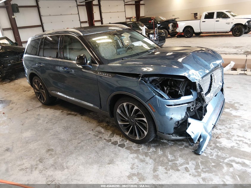 2020 Lincoln Aviator VIN 5LM5J7XC6LGL23842 IAAI salvage auction — FRONT END, Salvage (Idaho), sold $7,000 on 2026-07-20 (photo 1)