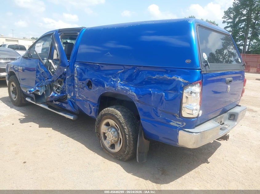 2007 Dodge Ram VIN 3D7KR28DX7G843586 IAAI salvage auction — LEFT SIDE, Salvage (Texas), sold $1,150 on 2026-07-19 (photo 3)