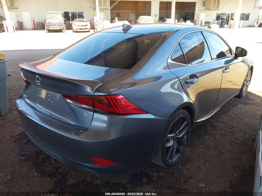 2017 Lexus Is VIN JTHBA1D24H5061288 IAAI salvage auction — LEFT SIDE, Salvage Title, sold $25 on 2026-08-27 (photo 4)