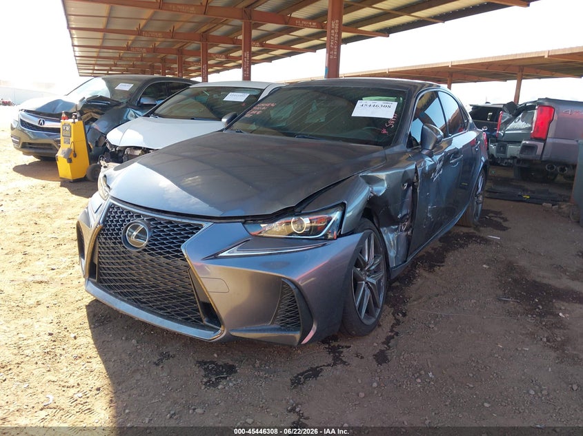 2017 Lexus Is VIN JTHBA1D24H5061288 IAAI salvage auction — LEFT SIDE, Salvage Title, sold $25 on 2026-08-27 (photo 6)