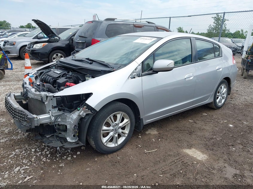 2010 Honda Insight VIN JHMZE2H79AS011542 IAAI salvage auction — FRONT END, Salvage (Ohio), sold $25 on 2026-07-16 (photo 2)